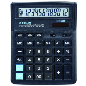 MACHINE A CALCULER DE BUREAU DONAU GM 12 CHIFFRES DOUBLE ALIMENTATION