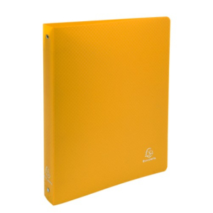 CLASSEUR 4 ANNEAUX DOS 30- POLYPRO- A4 MAXI JAUNE