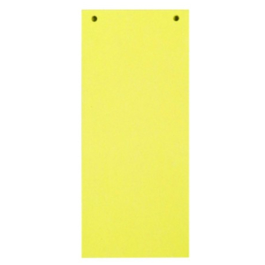 100 FICHES INTERCALAIRES 105X240 COULEUR JAUNE