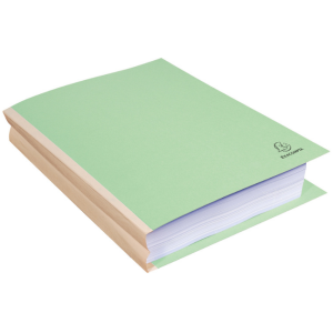 PAQUET 25 CHEMISES DOS TOILE 320G VERT