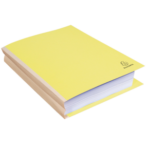 PAQUET 25 CHEMISES DOS TOILE 320G JAUNE