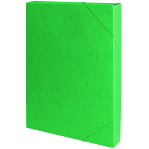 BOITE CLASSEMENT CARTE LUSTRÉE 450 G DOS 40 MM VERT