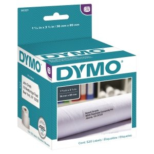 BOITE 2 ROULEAUX DE 230 ÉTIQUETTES THERMIQUES 89X36 MM