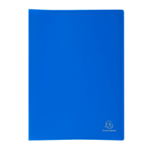 PORTE-DOCUMENTS MEMPHIS A4. 30 PTTES/60 VUES BLEU F