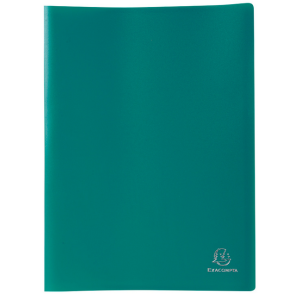 PORTE-DOCUMENTS MEMPHIS A4. 60 POCHETTES/120 VUES VERT