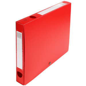 BOITE DE CLASSEMENT POLYPRO 7/10E DOS 40 MM ROUGE