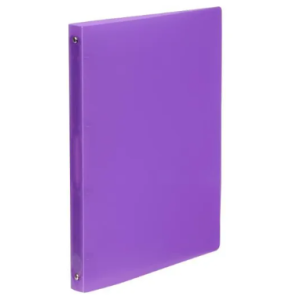 CLASSEUR A4 POLYPRO SILKY DOS 40 VIOLET TRANSPARENT