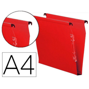 PAQUET 25 DOSSIER SUSP. ARMOIRE ECO V 30 ROUGE