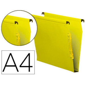 PAQUET 25 DOSSIER SUSP. ARMOIRE ECO V 30 JAUNE