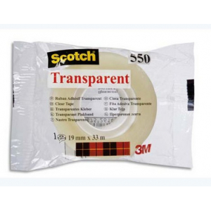 3M SCOTCH ROULEAU ADHESIF 550 19X33M 