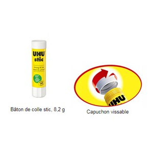 BATON COLLE UHU STICK 8.2 GRS