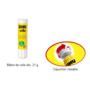 BATON COLLE UHU STICK 21 GRS