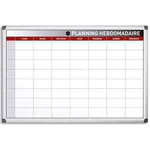 PLANNING  MAGNETIQUE HEBDOMADAIRE PERPETUEL 90X60