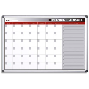 PLANNING MAGNETIQUE  MENSUEL 90X60