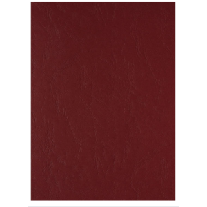 COUVERTURE CARTONNEE GRAIN CUIR BORDEAUX A4 PAQUET 100