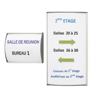 PLAQUE DE PORTE SIGNALETIQUE A4