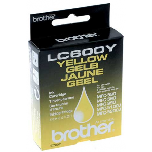 ENCRE BROTHER LC600 JAUNE