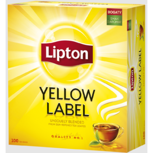 BOITE 100 SACHETS THE LIPTON YELLOW