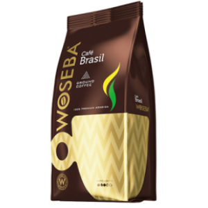 PAQUET 250G CAFE MOULU WOSEBA BRASIL 100% ARABICA