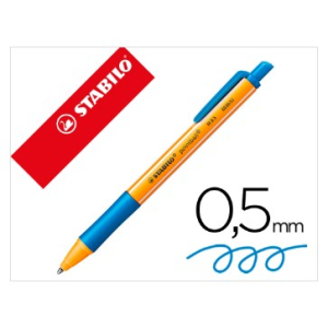 STABILO STYLO BILLE RETRACTABLE - POINTBALL 6030 - POINTE MOYENNE - TURQUOISE