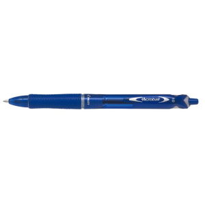 PILOT ACROBALL STYLO BILLE CLIP/GRIP CORPS PLASTIQUE RECYCLE BEGREEN  POINTE MOYENNE 1MM BLEU