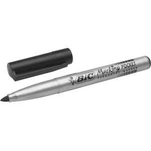 MARQUEUR BIC POCKET PERMANENT 1445 NOIR