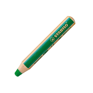 CRAYON DE COULEUR STABILO WOODY 3in1 - vert foncé - (fonctionne sur tableau blanc)