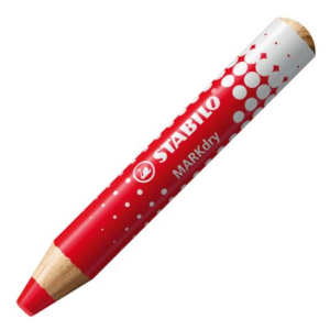 CRAYON MARQUEUR STABILO MARKDRY SPECIAL TABLEAU BLANC ROUGE