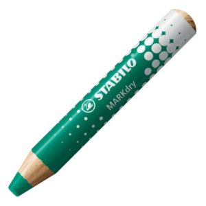 CRAYON MARQUEUR STABILO MARKDRY SPECIAL TABLEAU BLANC VERT