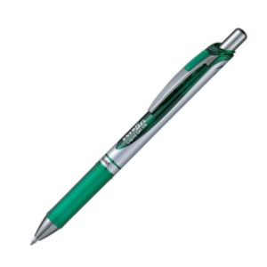 PENTEL STYLO ROLLER RETRACTABLE ENERGEL BL77 VERT