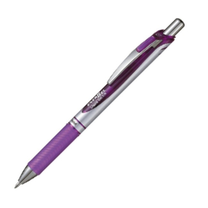 PENTEL STYLO ROLLER RETRACTABLE ENERGEL BL77 VIOLET