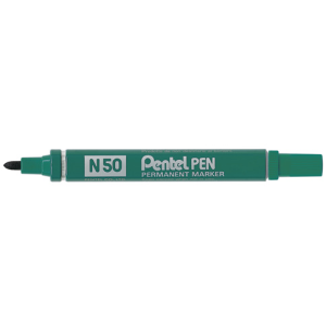 MARQUEUR PENTEL  PERMANENT N50 OGIVE VERT