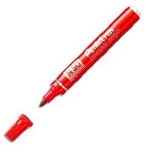 MARQUEUR PEN PERMANENT BISEAUTEE ROUGE