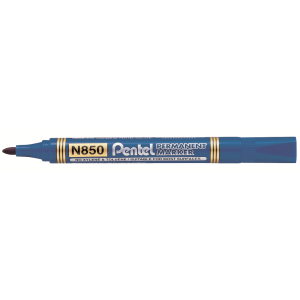 MARQUEUR PENTEL PERMANENT N850 OGIVE BLEU