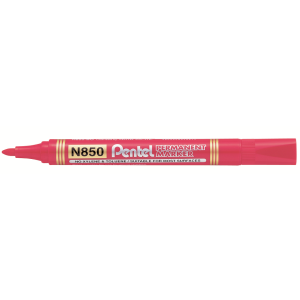 MARQUEUR PENTEL PERMANENT N850 OGIVE ROUGE