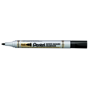 MARQUEUR TABLEAU BLANC PENTEL MW85 OGIVE NOIR