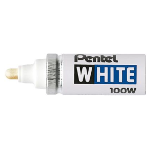 MARQUEUR PENTEL BLANC POINTE LARGE