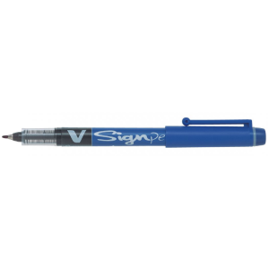 PILOT V SIGNPEN BLEU