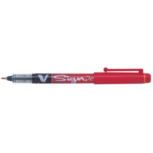 PILOT V SIGNPEN ROUGE