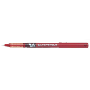 PILOT STYLO ROLLER V5 ROUGE