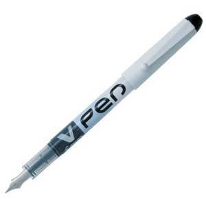 STYLO PLUME V PEN JETABLE NOIR