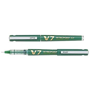 STYLO ENCRE LIQUIDE PILOT V7 VERT RECHARGEABLE