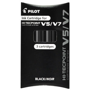 SET 3 RECHARGES ENCRE LIQUIDE BXS-IC-50-V5/V7 NOIR