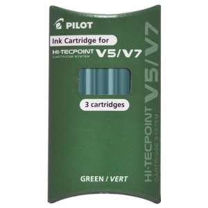 SET 3 RECHARGES ENCRE LIQUIDE BXS-IC-50-V5/V7 VERT