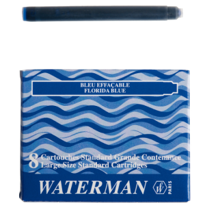 ETUI 8 ENCRE BLEU WATERMAN STD 23