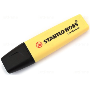 SURLIGNEUR STABILO BOSS PASTEL JAUNE