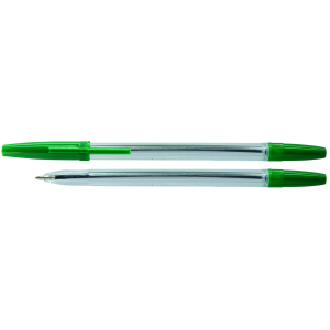 STYLO BILLE CRISTAL POINTE MOYENNE VERT