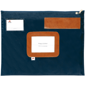  POCHETTES COURRIER NAVETTE PLATE 30 X 42 CM BLEU