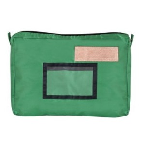 POCHETTE COURRIER NAVETTE SOUFFLET VERTE 30 X 42 X 5 CM 