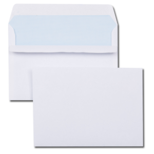 500 ENVELOPPES 114X162 BLANC 80G AUT.